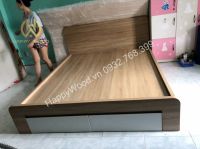 Giường 1m6 x 2m x 30 CÓ HỘC KÉO GỖ MDF